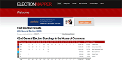 Desktop Screenshot of electionmapper.ca